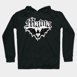 Mama Bat - Mother’s Day, Bat, Spooky Mama, Bats, Coffin, Horror Lover Hoodie